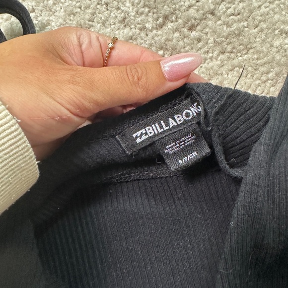 Billabong black ribbed casual mini dress - Picture 4 of 4